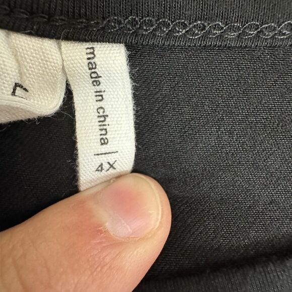 Suzanne Betro SIMPLE Jumpsuit Womens 4XL Black Sleeveless Wide Leg Pockets Rayon - Picture 5 of 9